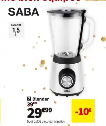 Conforama Saba blender bl815ix offre