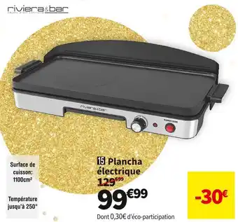 Conforama Riviera&bar plancha électrique qpl345 j offre