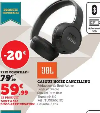 Hyper U CASQUE NOISE CANCELLING offre