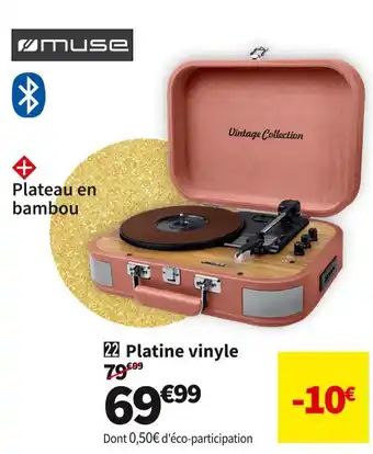 Muse platine vinyle muse mt-201