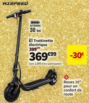 Conforama Wispeed trottinette électrique x1030 offre