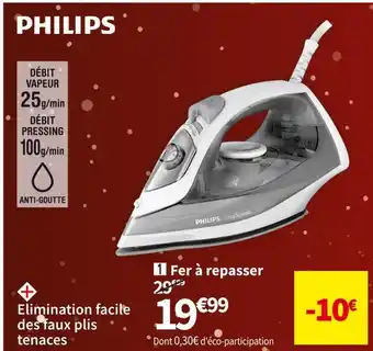 Conforama Philips fer à repasser philips gc1751/80 offre