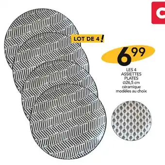 Stokomani Cook'keen les 4 assiettes plates offre