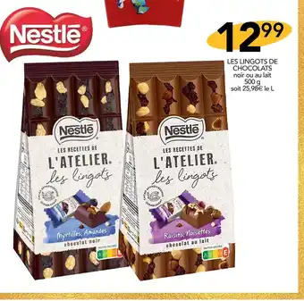 Stokomani Nestlé les lingots de chocolats offre