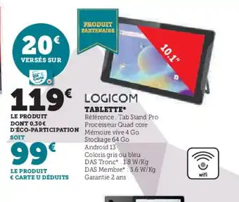 Hyper U TABLETTE offre