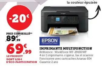 Hyper U IMPRIMANTE MULTIFONCTION offre