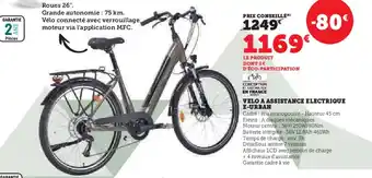 Hyper U VELO A ASSISTANCE ELECTRIQUE E-URBAN offre