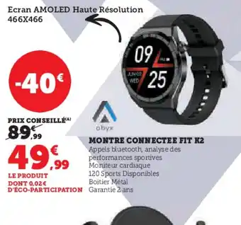 MONTRE CONNECTEE FIT K2