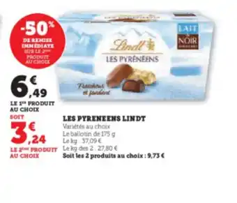 LES PYRENEENS LINDT