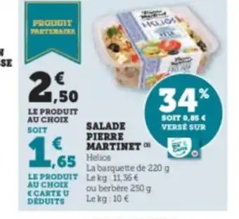 Hyper U SALADE PIERRE MARTINET offre