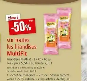 Maxi Zoo Friandises Multifit offre