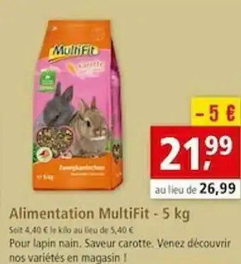 Maxi Zoo Alimentation Multifit - 5 Kg offre