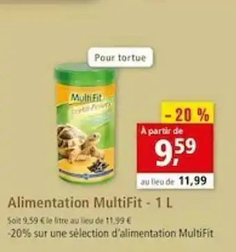 Maxi Zoo Alimentation Multifit - 1 L offre