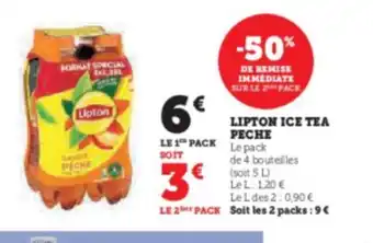 Hyper U LIPTON ICE TEA offre