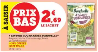 4 SAVEURS GOURMANDES BONDUELLE