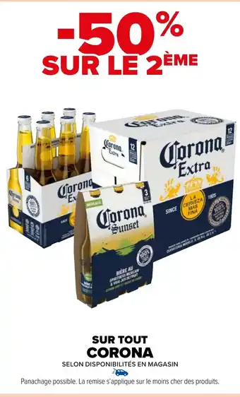 Carrefour Market SUR TOUT CORONA offre