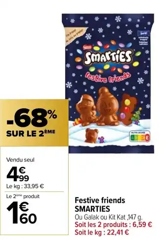Carrefour Market Festive friends SMARTIES offre