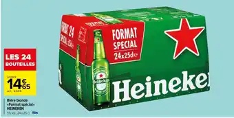 Carrefour Market Bière blonde <<Format spécial>> HEINEKEN offre