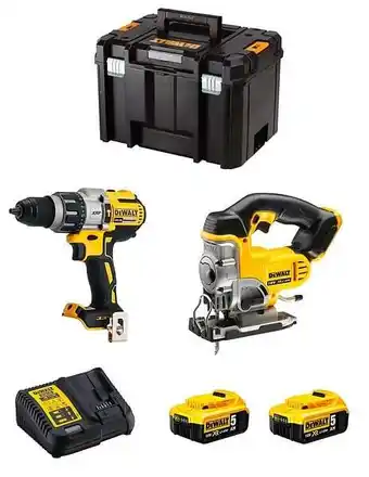 Brico Cash Dewalt kit dwk213 (dcd996 dcs331 2 x 5,0 ah dcb115 tstak vi) offre
