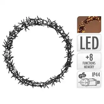 Bricomarché Ambiance anneau lumineux de noël avec 400 led 48 cm offre
