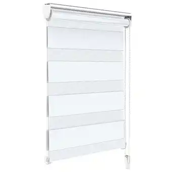Vounot store enrouleur jour nuit double 100x150cm blanc