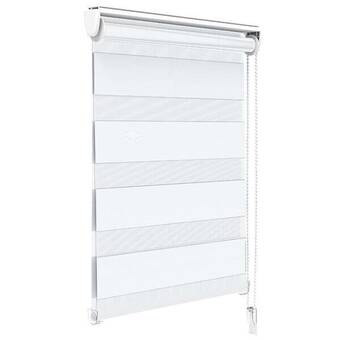 Bricomarché Vounot store enrouleur jour nuit double 90x150cm blanc offre