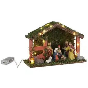 Bricomarché Hi crèche de noël éclairée à led offre
