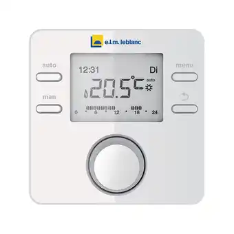 Bricorama Thermostat d’ambiance filaire modulant programmable cr 100 elm leblanc offre