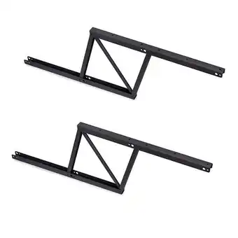 Bricorama Emuca ensemble de mécanismes de levage pour tables basses, permette elevare la mesa 192mm, acier, peint en noir offre