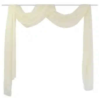 Bricorama Voilage drapé crème 140 x 600 cm - crème offre