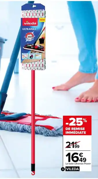 Carrefour Market Balai Ultramax Power offre