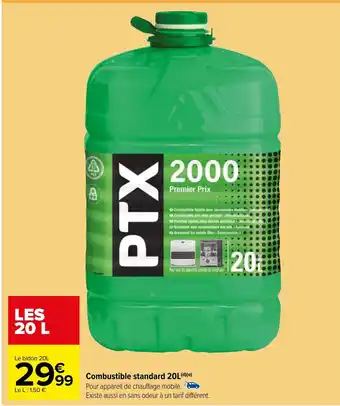 Carrefour Market Combustible standard 20L offre