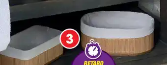 Bazarland Le lot de 3 paniers en bambou offre