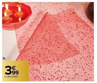 Carrefour Market Décoration de table offre
