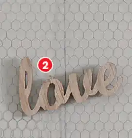 Bazarland La déco "home" ou "love" offre