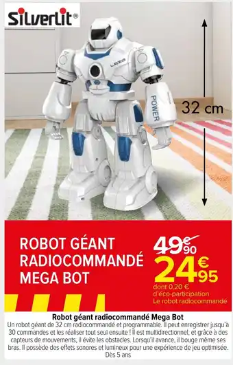 Robot géant radiocommandé Mega Bot