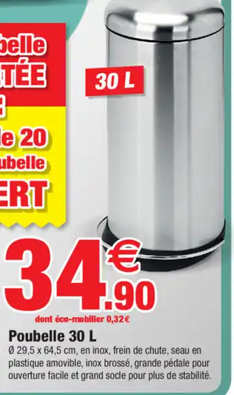 Bazarland Poubelle 30 K offre