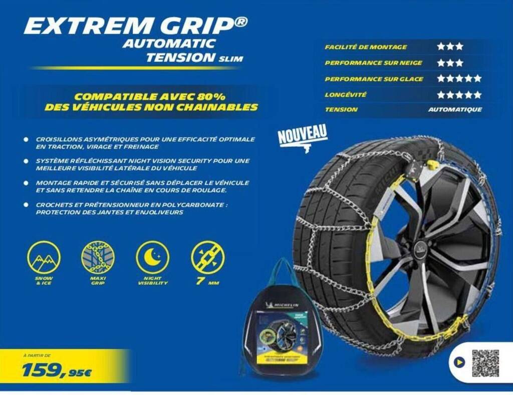 Promo EXTREM GRIP® AUTOMATIC TENSION chez Autobacs