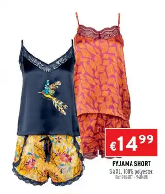 Trafic Pyjama short offre