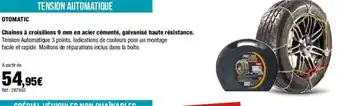 Autobacs OTOMATIC Chaînes à croisillons 9 mm en acier Chaînes à croisillons 9 mm en acier cémenté, offre