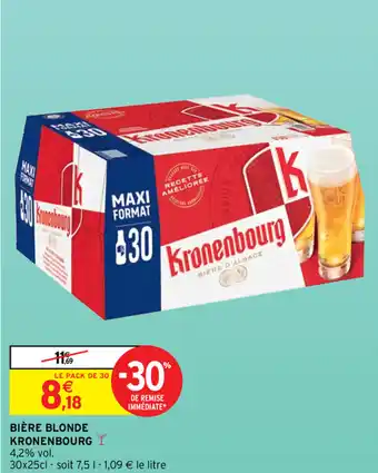 Bière blonde kronenbourg