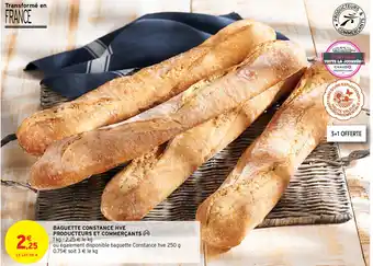 Intermarché Baguette constange HVE producteurs et commerçants offre