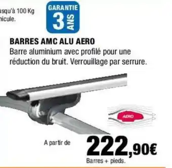 Autobacs BARRES AMC ALU AERO offre