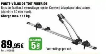 Autobacs PORTE-VÉLOS DE TOIT FREERIDE offre