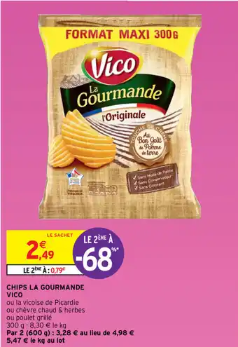 Intermarché Chips la gourmande vico offre