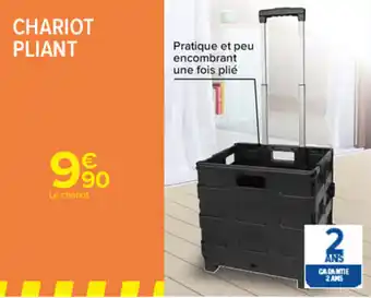 Carrefour Chariot pliant offre
