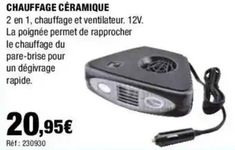 CHAUFFAGE CÉRAMIQUE