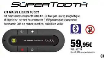 Autobacs KIT MAINS LIBRES BUDDY offre