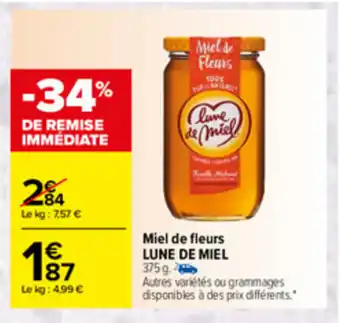 Carrefour Miel de fleurs offre