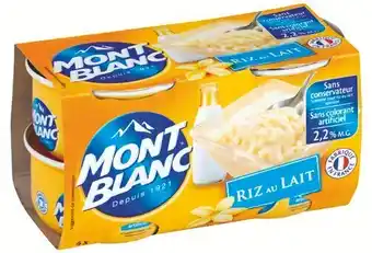 Carrefour Market BON PLAN SUR TOUS LES MONT BLANC offre
